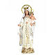Vergine della Mercede 80 cm pasta di legno dec. elegante s1