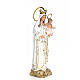 Vergine della Mercede 80 cm pasta di legno dec. elegante s4
