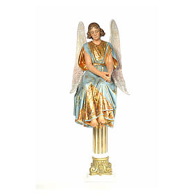 Angel on sepulcher wood paste 110cm, extra finish