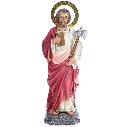 Saint Judas Thaddaeus 80cm wood paste, elegant decoration 1