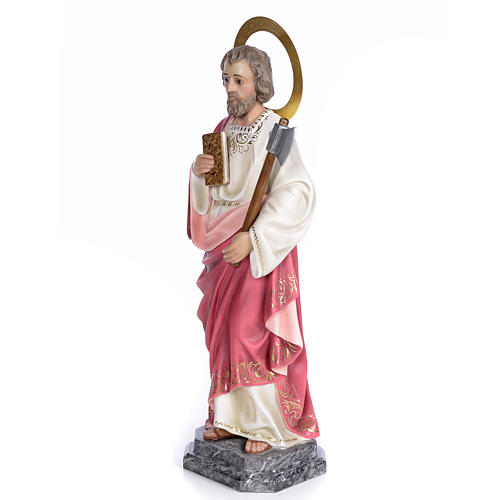 Saint Judas Thaddaeus 80cm wood paste, elegant decoration 2