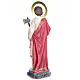 Saint Judas Thaddaeus 80cm wood paste, elegant decoration s3