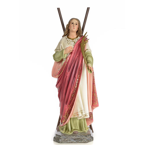 Sant'Eulalia 80 cm pasta di legno dec. elegante 1