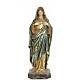 Sacro Cuore di Maria 80 cm pasta di legno dec. policroma s6