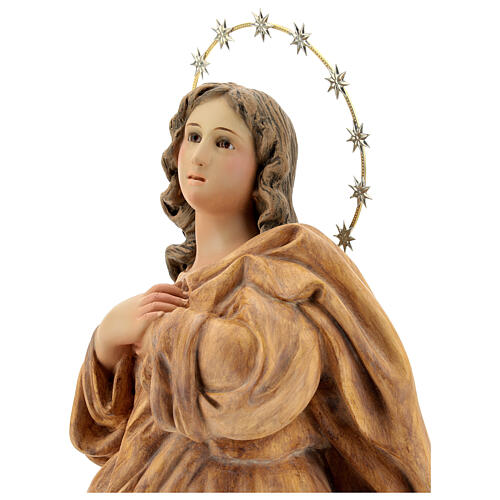 Inmaculada Concepción 60cm madera bruñida 4