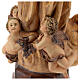 Statue Immaculée Conception 60 cm pâte à bois fin. brunie s10