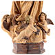 Statue Immaculée Conception 60 cm pâte à bois fin. brunie s11