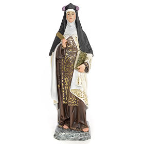Santa Teresa de Liseux 60 cm pasta madeira acab. elegante