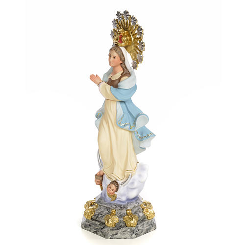 Inmaculada Concepción 50cm pasta de madera dec. Elegante 2