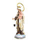 Our Lady of Mount Carmel statue 50cm, wood paste, elegant decora s2