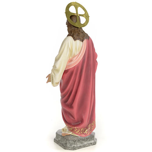 Sacred Heart of Jesus statue 60cm, wood paste, elegant decoratio 3