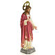 Sacred Heart of Jesus statue 60cm, wood paste, elegant decoratio s4