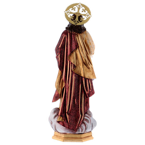Sacred Heart of Jesus statue 60cm, wood paste, extra decoration 6