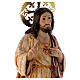 Sagrado Corazón de Jesús 60cm pasta de madera dec. s2
