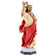 Sacred Heart of Jesus statue 60cm, wood paste, fine decoration s5
