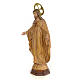 Sacro Cuore di Gesù 50 cm pasta di legno dec. Brunita s2