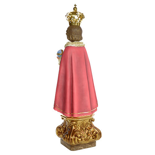 Niño Jesús de Praga 80cm pasta de madera elegante 5