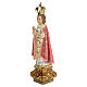 Gesù Bambino di Praga 80 cm pasta di legno dec. elegante s3