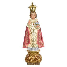 Baby Jesus of Prague statue 60cm, wood paste, elegant decoration