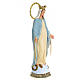 Vergine Miracolosa 60 cm pasta di legno dec. fine s4