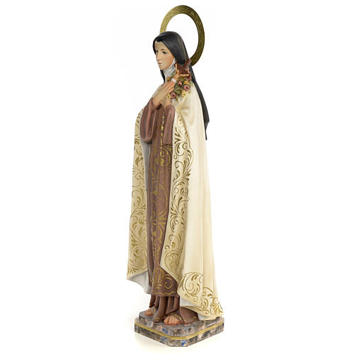Saint Therese statue 60cm, wood paste, elegant decoration 2