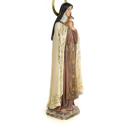 Saint Therese statue 60cm, wood paste, elegant decoration 4
