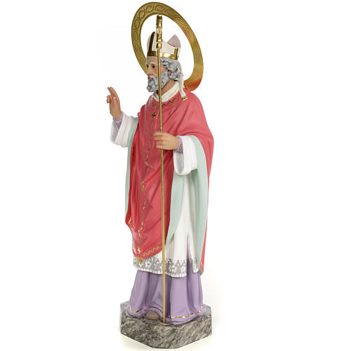 Saint Ildephonsus statue 60cm, wood paste, fine decoration 2