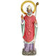 Saint Ildephonsus statue 60cm, wood paste, fine decoration s1