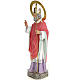 Saint Ildephonsus statue 60cm, wood paste, fine decoration s2