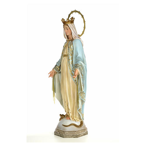 Virgen Milagrosa 120cm Pasta de madera dec. Elegante 2
