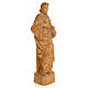 Saint Matthew 60cm, wood paste, burnished decoration s4