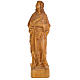 San Giovanni Evangelista 60 cm pasta di legno dec. brunita s1