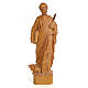 Saint Luke 60cm, wood paste, burnished decoration s1
