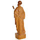 Saint Luke 60cm, wood paste, burnished decoration s3