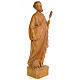 Saint Luke 60cm, wood paste, burnished decoration s4