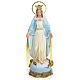 Vergine Miracolosa 50 cm pasta di legno dec. elegante s1