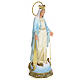 Vergine Miracolosa 50 cm pasta di legno dec. elegante s4