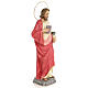 Saint Judas Thaddaeus 60cm, wood paste, fine decoration s4
