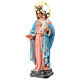Our Lady of the Rosary statue 40cm, wood paste, elegant decorati s3