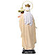 Vergine del Carmelo 40 cm pasta di legno dec. fine s7
