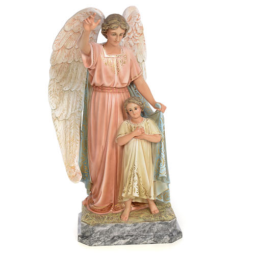 Guardian Angel 50cm, wood paste, elegant decoration 1