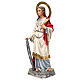 The Great Martyr Saint Catherine 40cm, wood paste, elegant decor s3