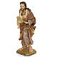 Saint Joseph and baby, 80cm wood paste, antique decoration s2