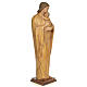 Virgin and baby 100cm wood paste, burnished decoration s4