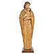 Vergine con bambino 100 cm pasta di legno dec. brunita s1