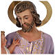 San Giuseppe con bambino 120 cm pasta di legno dec. elegante s6