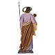 San Giuseppe con bambino 120 cm pasta di legno dec. elegante s11