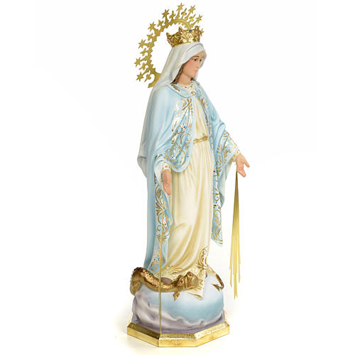 Miraculous Madonna 60cm, wood paste, superior decoration 4