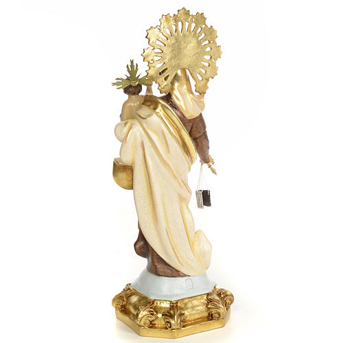 Our Lady of Mount Carmel 50cm, wood paste, special decoration 3