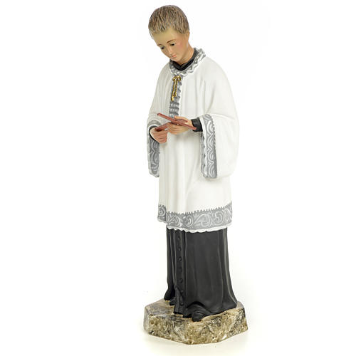 Saint Aloysius Gonzaga 30cm, wood paste, fine decoration 2